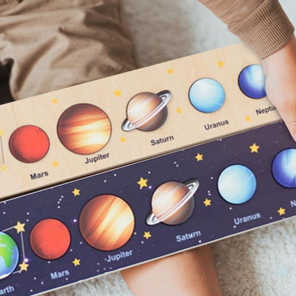 3D Wooden Solar System Puzzle