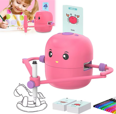 Robot de dibujo Fidtoy para niños – Juguete para aprender a dibujar paso a paso