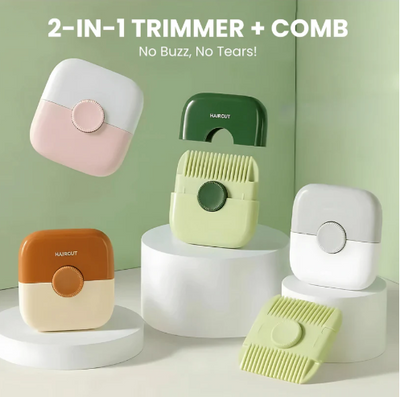 2-in-1 Travel Hair Trimming Comb