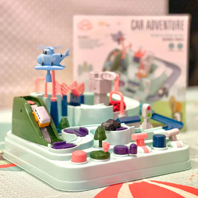 Aventure de sauvetage en voiture Montessori