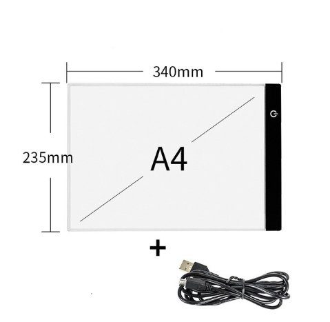 Fidtoy LED Drawing Pad for Kids Light Up Tracing Board Creative Art Tool
