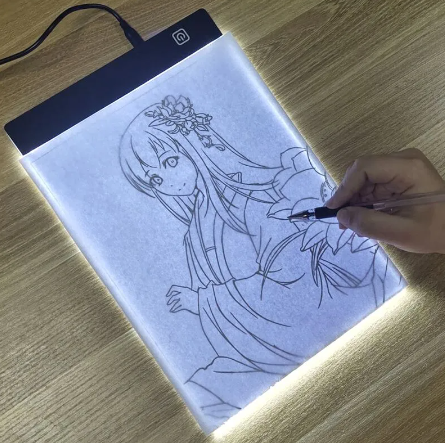 Fidtoy LED Drawing Pad for Kids Light Up Tracing Board Creative Art Tool