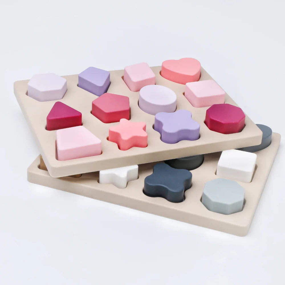Silicone Geometric Shape Puzzle