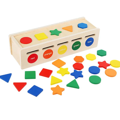 Fidtoy Geometric Color Recognition Set Montessori Toy