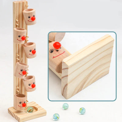 Fidtoy Circuit à Billes en Bois - Jouet Amusant et Éducatif pour Enfants