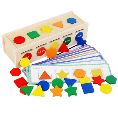 Fidtoy Geometric Color Recognition Set Montessori Toy