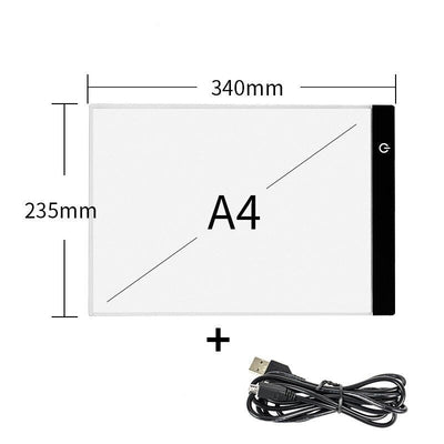 Fidtoy LED Drawing Pad for Kids Light Up Tracing Board Creative Art Tool