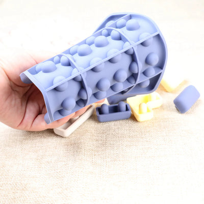 Fidtoy Silicone Sensory Tangram Pop-It Toy for Kids 3+ | Montessori Sensory Learning & Creative Play