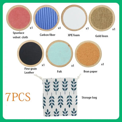 Fidtoy Sensory Pads Toy Montessori Tactile Texture Learning Toy for Toddlers