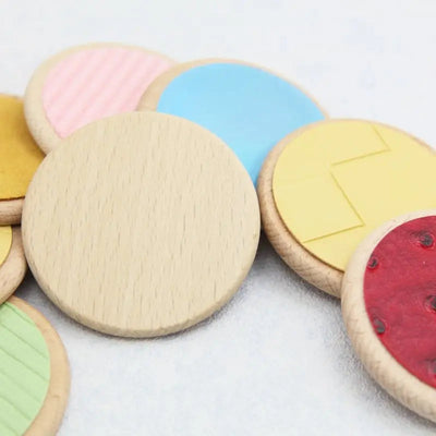 Fidtoy Sensory Pads Toy Montessori Tactile Texture Learning Toy for Toddlers