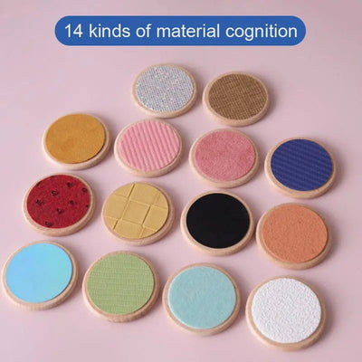 Fidtoy Sensory Pads Toy Montessori Tactile Texture Learning Toy for Toddlers