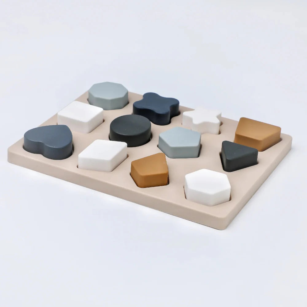 Silicone Geometric Shape Puzzle