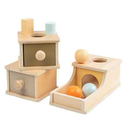 Fidtoy Jouet de Construction en Bois Coloré pour Tout-Petits