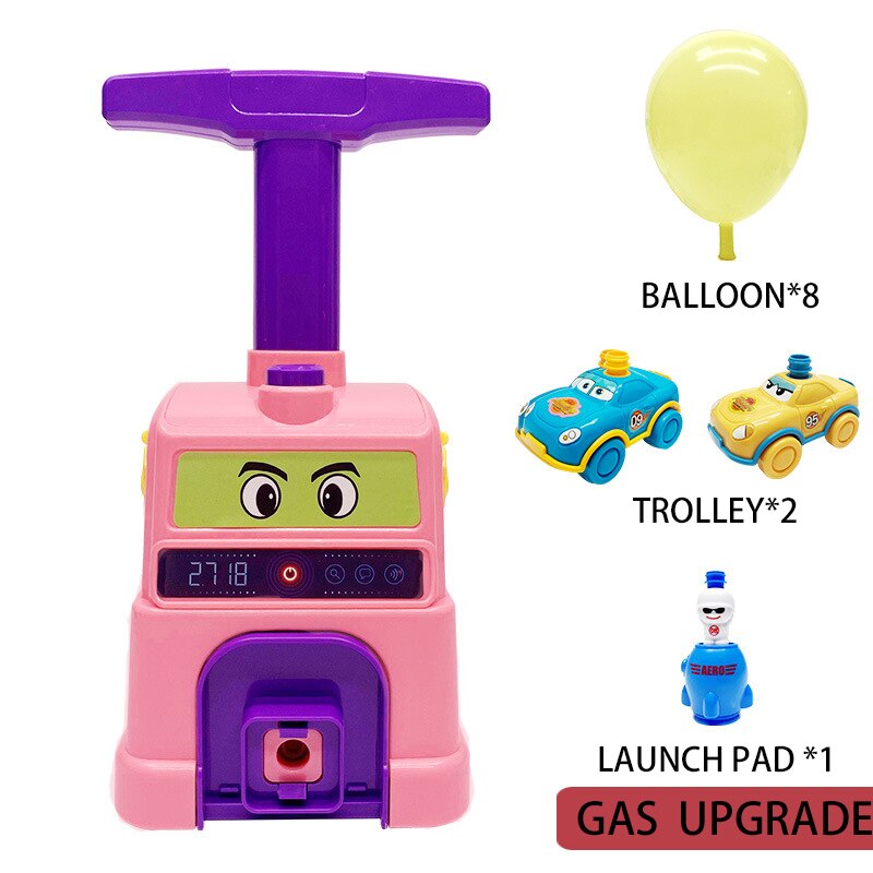 Children's Balloon Powered Launch Car