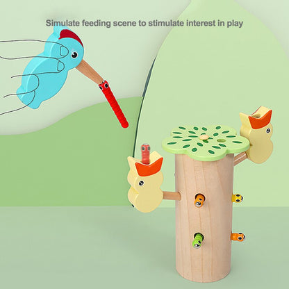 Woodpecker Magnetic Worm Catching Game B
