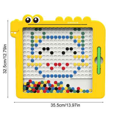 Fidtoy Magnetic Drawing Board Montessori Learning Toy for Kids