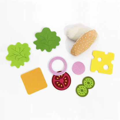Montessori pretend play 10PCS Sandwich Set