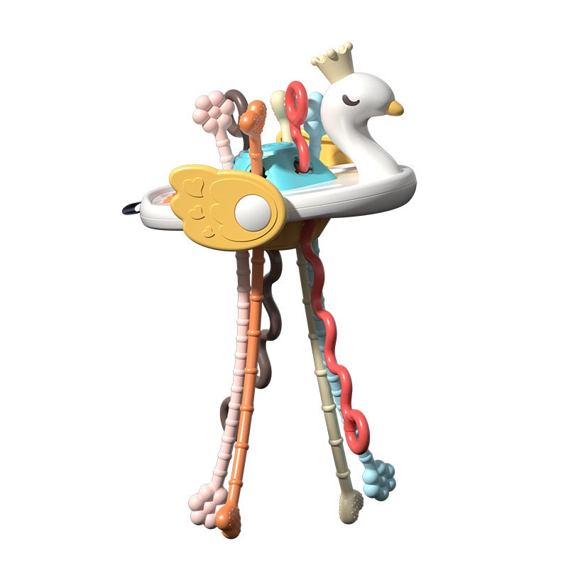 UFO Silicone Montessori Pulling Toy