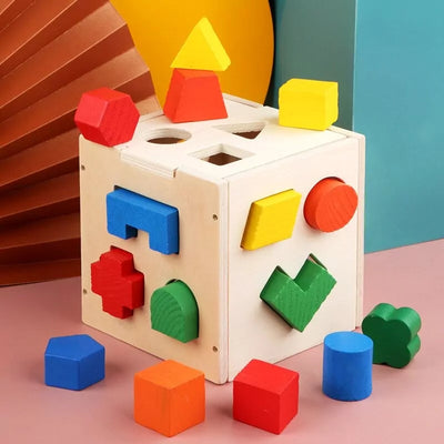 Caja de inteligencia para clasificar formas - 15 piezas