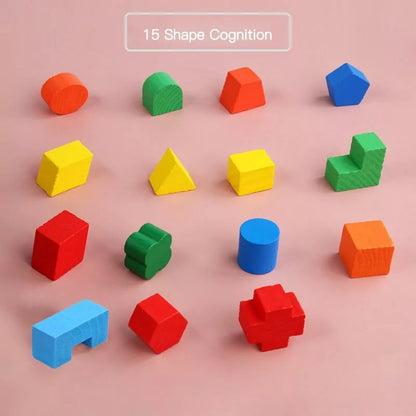 Shape Sorting Intelligence Box - 15 pieces