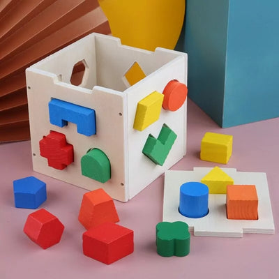 Caja de inteligencia para clasificar formas - 15 piezas