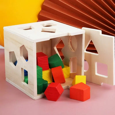 Caja de inteligencia para clasificar formas - 15 piezas
