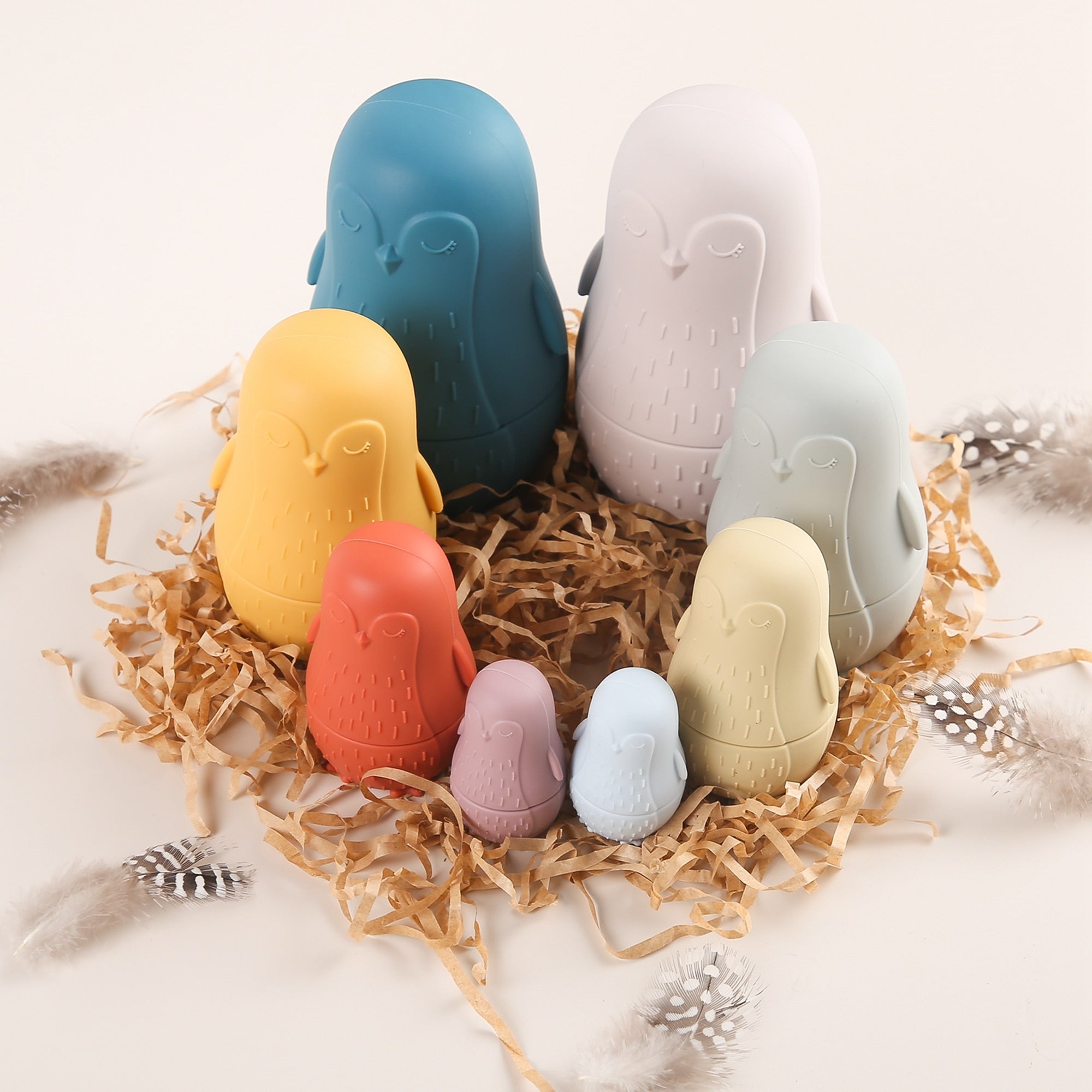 Silicone Nesting Birds