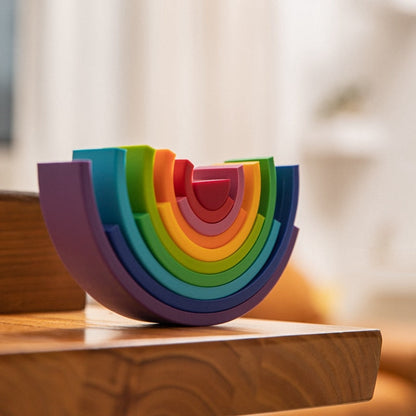 Silicone Stacking Rainbow