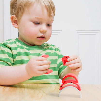 Small Silicone Stacking Watermelon