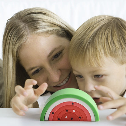 Small Silicone Stacking Watermelon