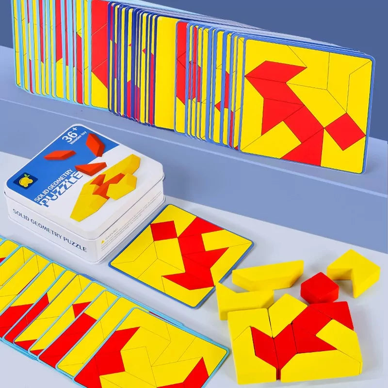 Solid Mind Pattern Wooden Puzzle