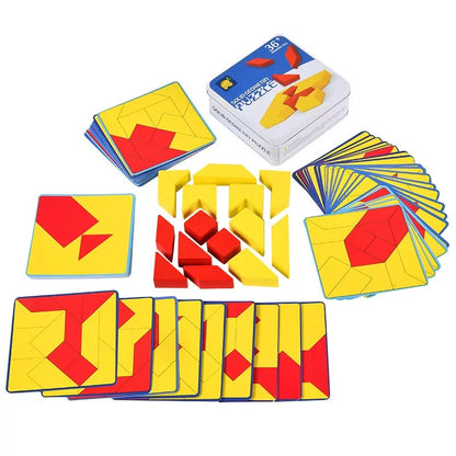 Solid Mind Pattern Wooden Puzzle