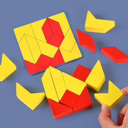 Solid Mind Pattern Wooden Puzzle