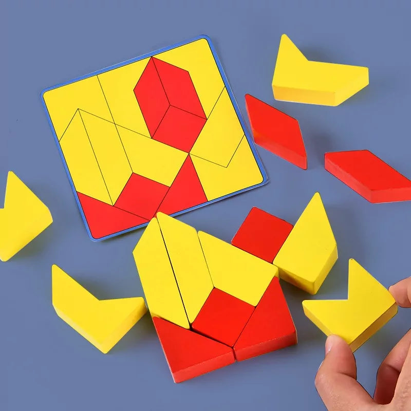 Solid Mind Pattern Wooden Puzzle