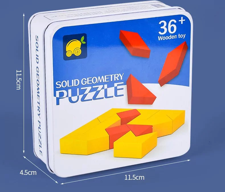 Solid Mind Pattern Wooden Puzzle