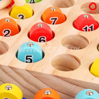 Solid Wooden Digital Magnetic Fishing