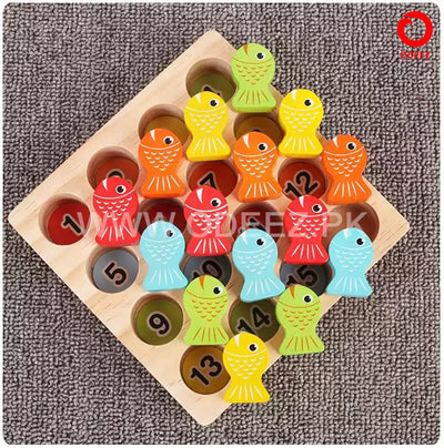 Solid Wooden Digital Magnetic Fishing