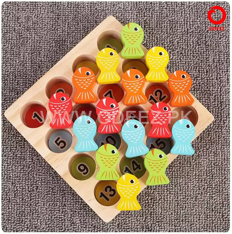 Solid Wooden Digital Magnetic Fishing