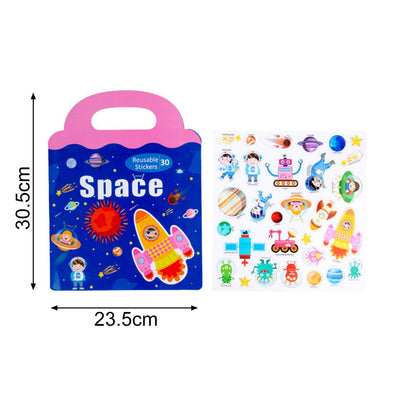 Space Thematic Magnetic Sticker Boards - 128