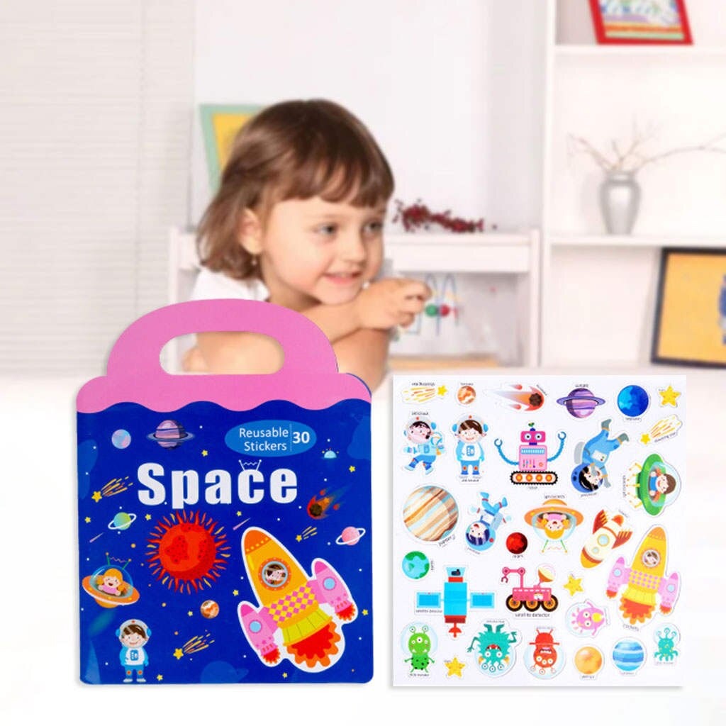 Space Thematic Magnetic Sticker Boards - 128