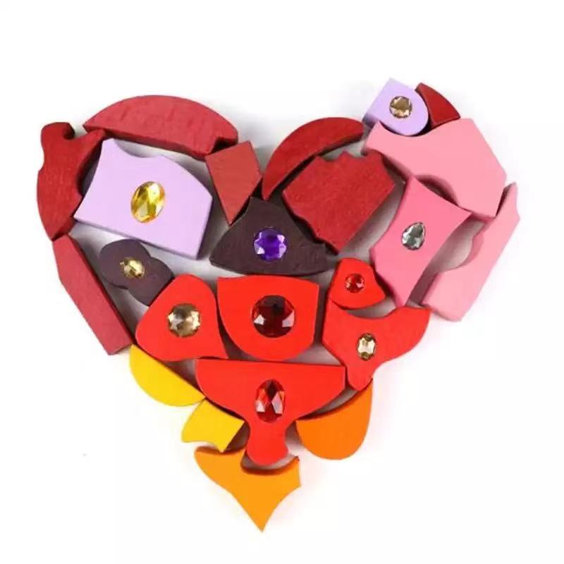 Wooden Sparkling Mandala - Orient Open ended wooden toys