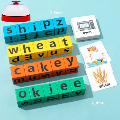 Fidtoy Educational Alphabet Learning Set – Interactive Spelling and Vocabulary Toy for Kids