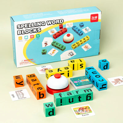 Fidtoy Educational Alphabet Learning Set – Interactive Spelling and Vocabulary Toy for Kids