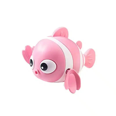 Fidtoy Poisson-clown Nageur Jouet de Bain pour Tout-petits Jouet de Jeu d'eau