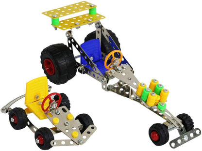 291 Pieces STEM 3-in-1 Alloy Metal Model Vehicles Educational DIY Construction Building Science Experiment Toys for Kids Teens Adults