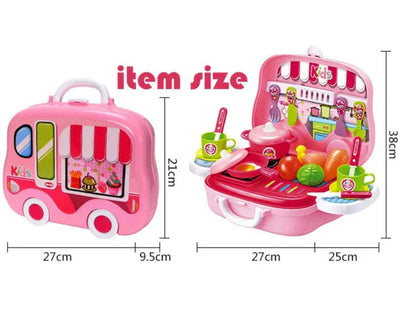 Kitchen Cooking Set For Girls - 25 Pcs