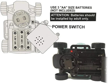 Rotating Stunt Car Toy For Kids