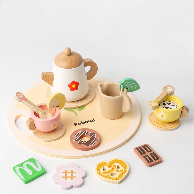 Montessori Wooden Afternoon Tea Set