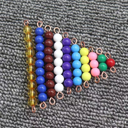 Best Wooden Montessori Tens Boards with Beads - Mathematics toys