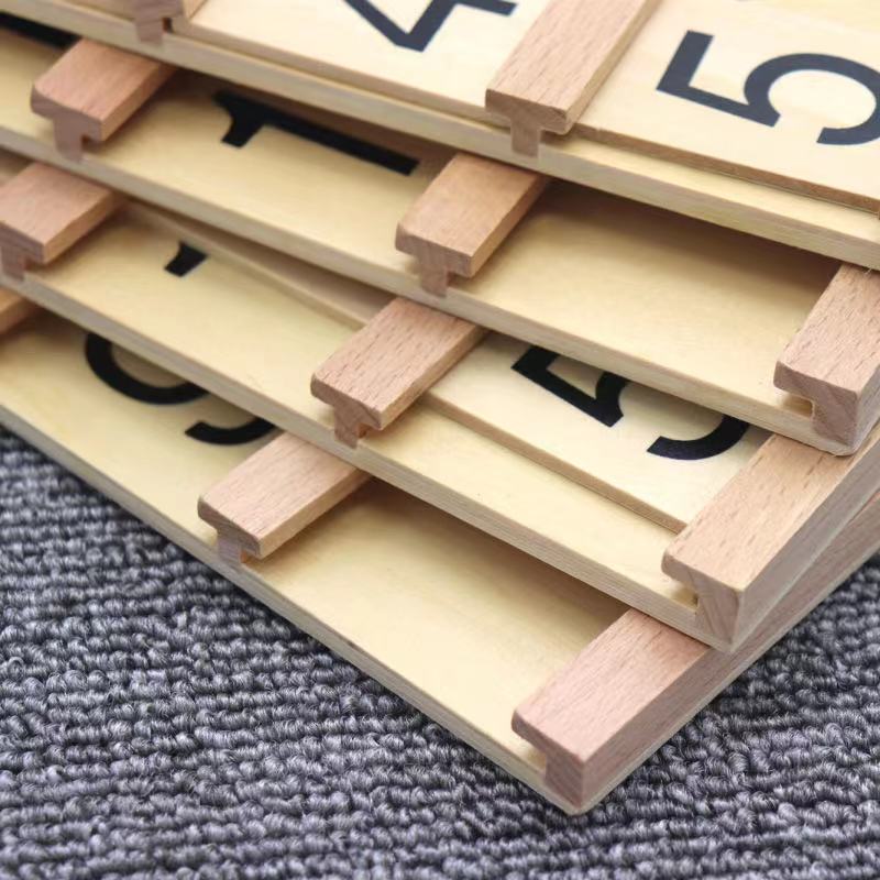 Best Wooden Montessori Tens Boards with Beads - Mathematics toys